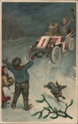 A Happy New Year Postcard