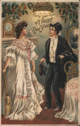 A Happy New Year Postcard