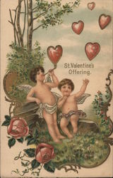 St. Valentines Offering Postcard