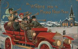 Wishing You A Happy New Year Postcard