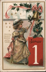 Besten Gluckwunsch zum Neuen Jahre (Best Wish for the New Year) Postcard