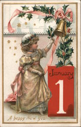 A Happy New Year Children Postcard Postcard Postcard