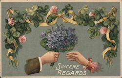 Sincere Regards Postcard