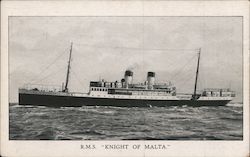R.M.S. "Knight of Malta" Postcard