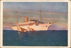 M/Y "Stella Polaris", Bergenske, B&N Line Postcard