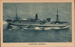 "Manuel Arnus", Copagia Trasatlantica Espanola Steamers Postcard Postcard Postcard