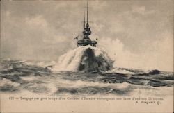 Cuirasse d'Escadre Postcard