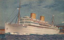 The Pacific Steam Navigation Co. / Compania Inglesa de Vapores: "Reina del Pacifica" Steamers Postcard Postcard Postcard