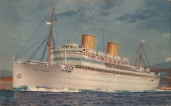 The Pacific Steam Navigation Co. / Compania Inglesa de Vapores: "Reina del Pacifica" Postcard