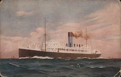 The Blue Funnel Line Postcard