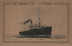 T. S. S. Rijndam Postcard