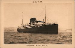 S.G.T.M/ Paquebot "Mendoza" Postcard