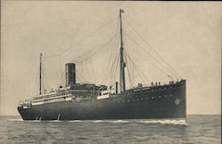 Scandinavian-American Line SS United States Postcard