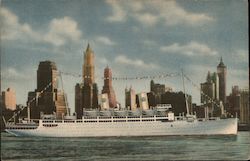Swedish American Liners: Kungsholm - Gripsholm Postcard