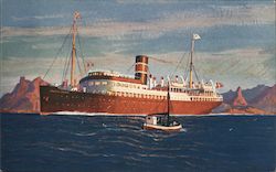 SS Prinsesse Ragnhild - Norwegian Passenger Ship Postcard