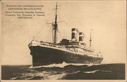 Royal Netherlands Steamship Company, S. S. "Simon Bolivar" Postcard