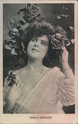 Miss G. Rowland Actresses Postcard Postcard Postcard