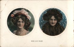Miss Lily Elsie Postcard