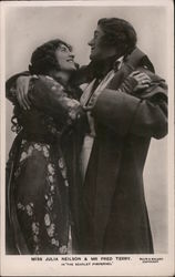 Miss Julia Neilson & Mr Fred Terry in "The Scarlet Pimpernel" Postcard