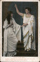 Miss Maud Jeffries and Mr. Wilson Barrett - "The Sign of the Cross" Postcard