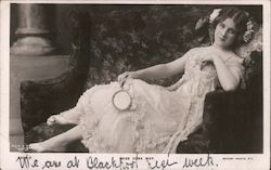 Miss Edna May Postcard