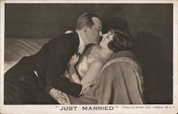 Lynn Overman in "Just Married" Postcard