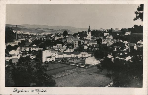 Panorama of Úpice Czech Republic Eastern Europe