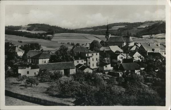General View of Pecka Czech Republic Eastern Europe