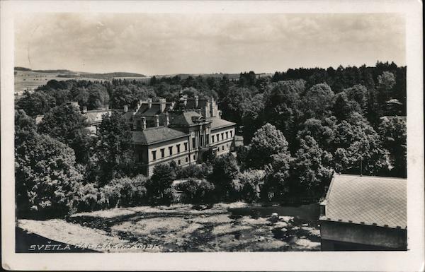 Castle on hte Czech country side Svetla nad Sazavu Czech Republic