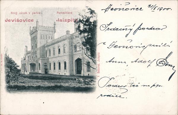 The Jevisovice Castle Jaispitz Jevišovice Czechoslovakia