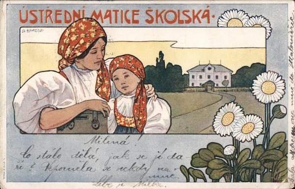 Ustredni Matice Skolska (The Central School Matrix) Oslavany Czech Republic (Czechoslovakia)