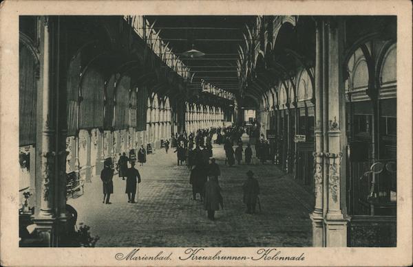 Cross Fountain Colonnade, Marienbad Mariánské Lázně Czech Republic