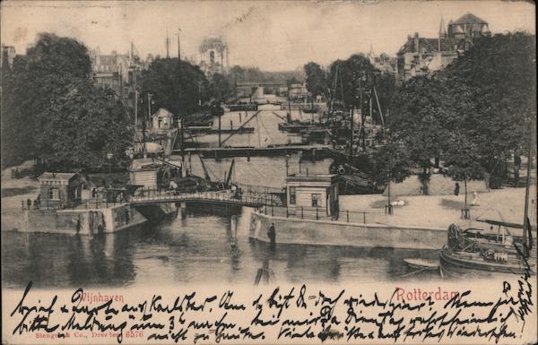 Port of Wijnhaven Rotterdam Netherlands