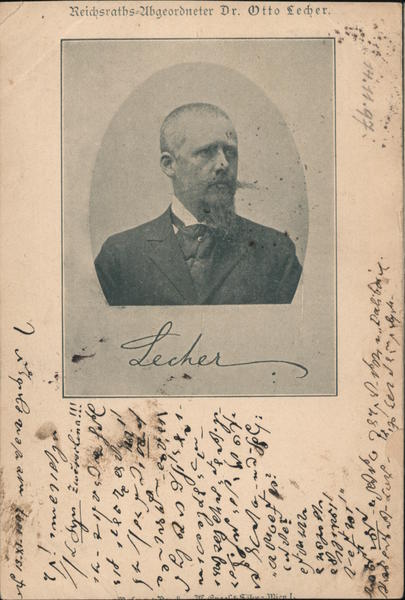 Dr. Otto Lecher - Member of the Imperial Council from Brunn Austria