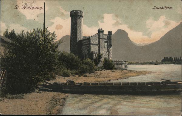 St. Wolfgang. Leuchtterm. Saint Wolfgang im Salzkammergut Austria