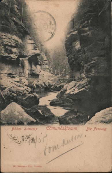 Böhm. Schweiz - Edmundsklamm - Die Festung Czech Republic