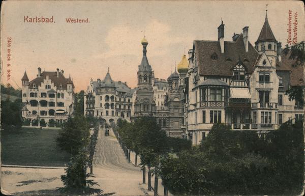 Karlsbad. Westend. Czech Republic (Czechoslovakia)