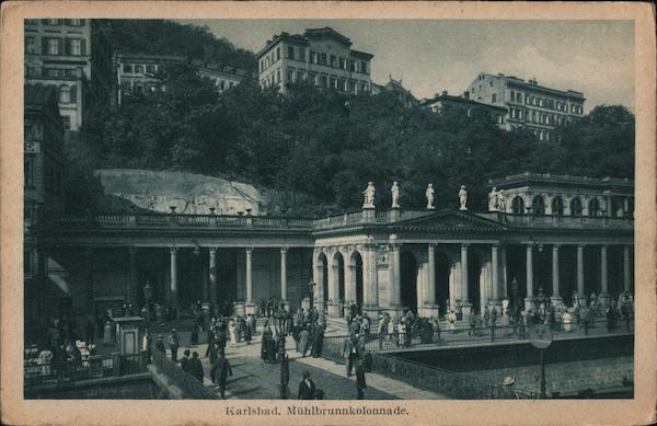 KARLSBAD, MÜHLBRUNNKOLONADE Karlovy Vary Czech Republic