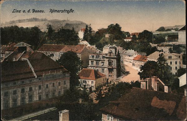 Linz a. d. Donau Romerstasse Austria