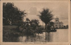 Throne Hall, Bangkok, Siam Thailand Southeast Asia Postcard Postcard Postcard