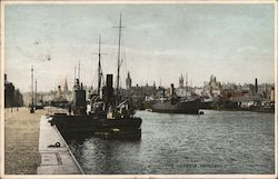 View of the Harbour Aberdeen, Scotland Postcard Postcard Postcard