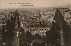 Avenue MacMahon at Avenue Wagram Postcard