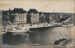 Strandvägen Stockholm, Sweden Postcard Postcard Postcard