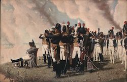 Napoleon sur les hauteurs devant Borodino Postcard