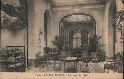 Hotel Regina, a corner of the lobby Postcard
