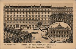 Hotel St. Petersbourg and Palais Garnier Postcard
