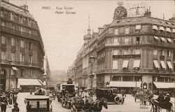 PARIS - Rue Auber Postcard