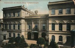 Ambassade de Russie Pera, Constantinople. Postcard