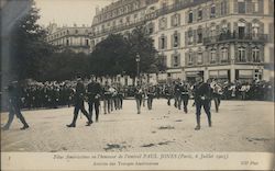 Paris, 6 July 1905: American celebrations in honor of Admiral Paul Jones Postcard