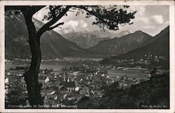 Mittenwald Against the Seefeld Mountains-Karwendel Postcard